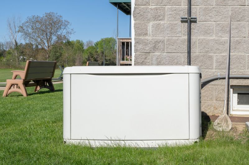 Generator Setup in Residential Area